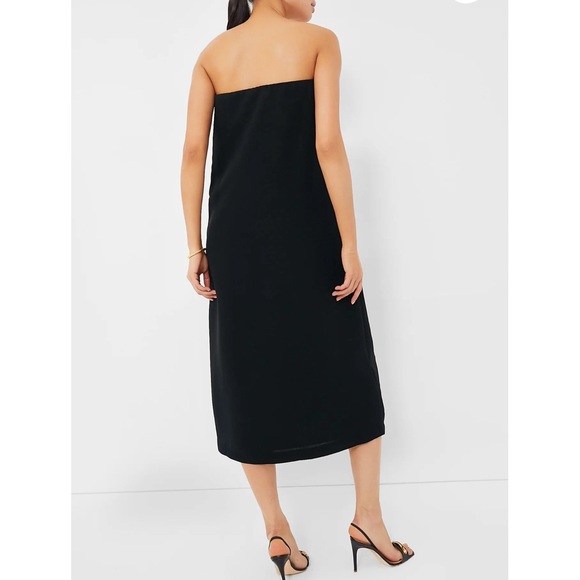 TUCKERNUCK Strapless Noir Crepe Marin Dress - Picture 5 of 12